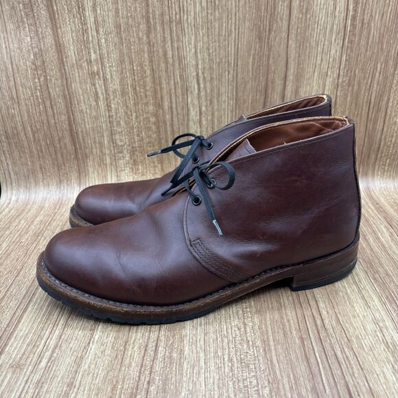 Red Wing 9017 Heritage Beckman Chukka Cigar Leather Work Mens Boots Size 10 D - Picture 3 of 8